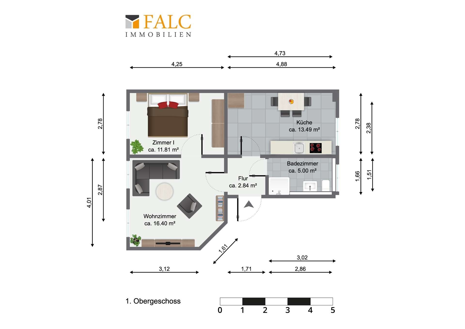Grundriss - 2. Obergeschoss